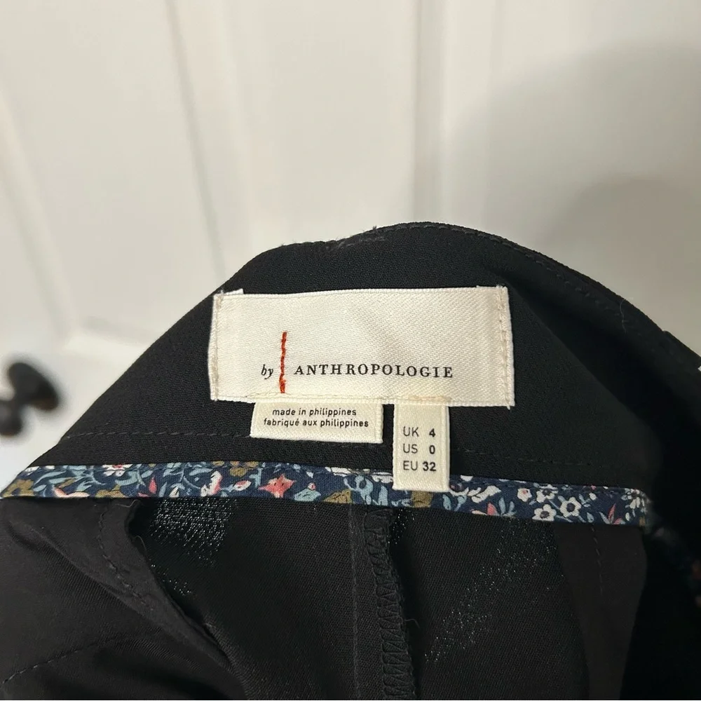 Anthropologie Sasha Button Fly Tapered Trousers